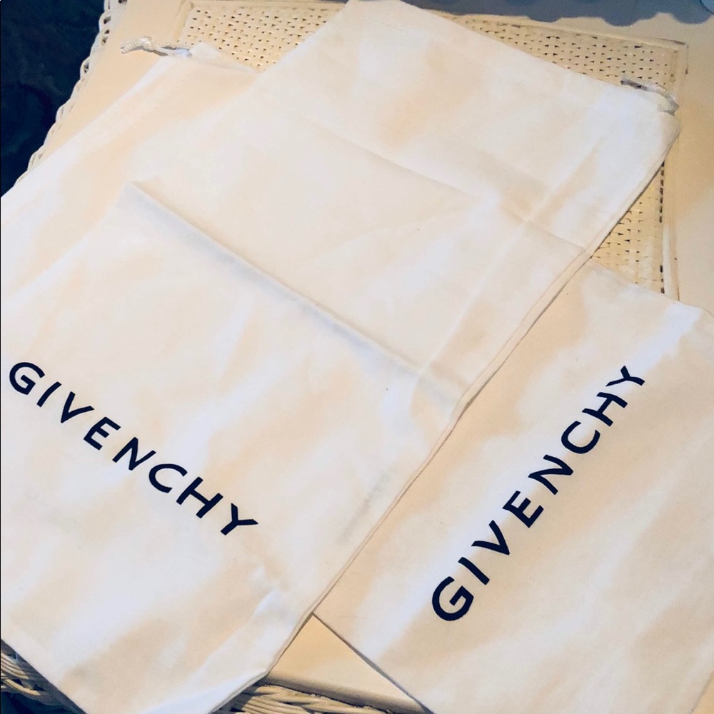 1-Pair of Givenchy dust bags!